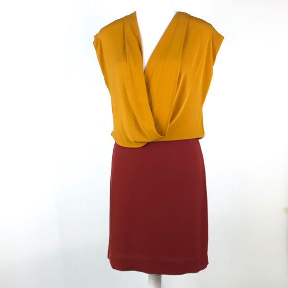 Diane Von Furstenberg Dresses & Skirts - Diane von Furstenberg silk colorblock dress DVF 4